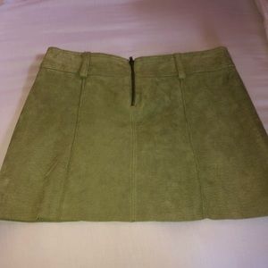 green skirt